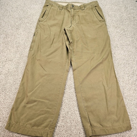Columbia Other - Columbia Men's Khaki Cargo Pants Size‎ 36  Relaxed Fit Cotton